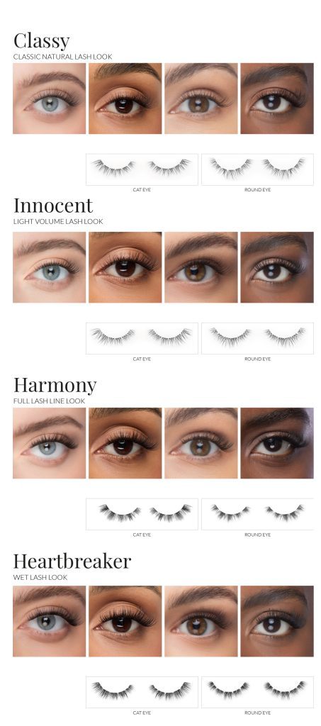 Falske øjenvipper Pre-Glued nanolash